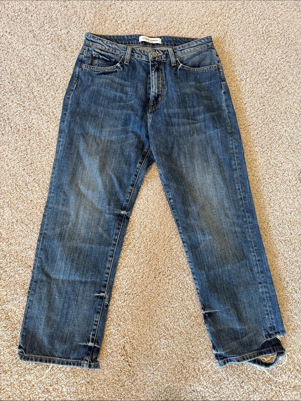 Flying Monkey Straight-Leg crop Jeans size 27